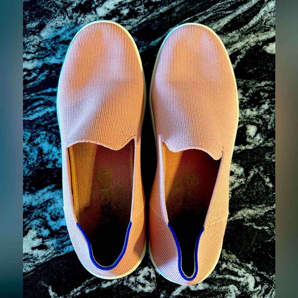 Rothy’s coral slip ons size 10